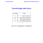 stage code seul